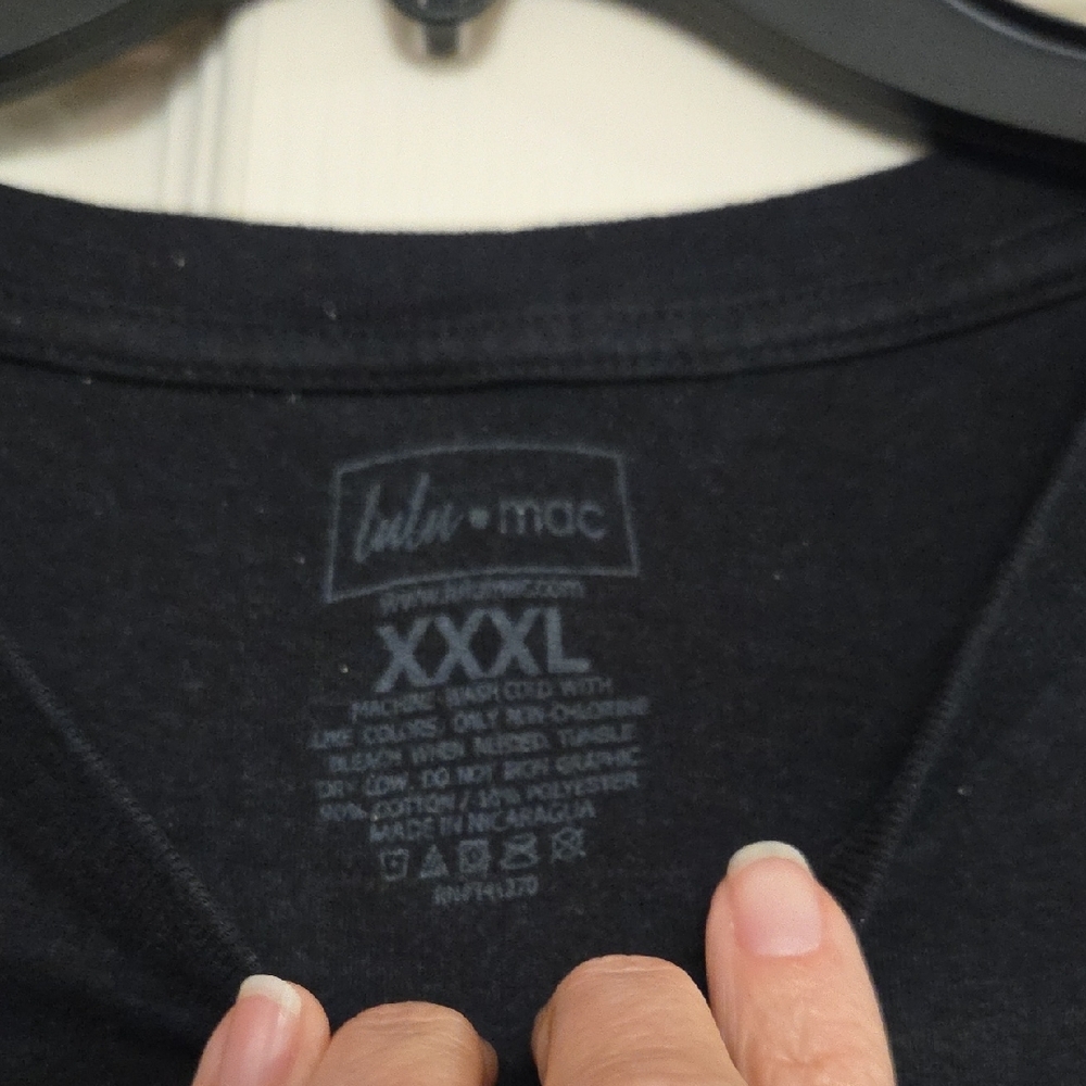 Grace & Grit Black Short Sleeve Tee View 2